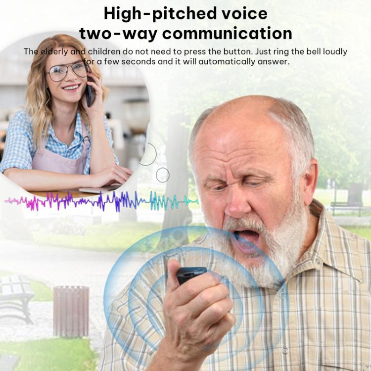 FA81 1.0-inch TFT Display 4G GPS Location Tracker Anti-loss Device for The Elderly Children
