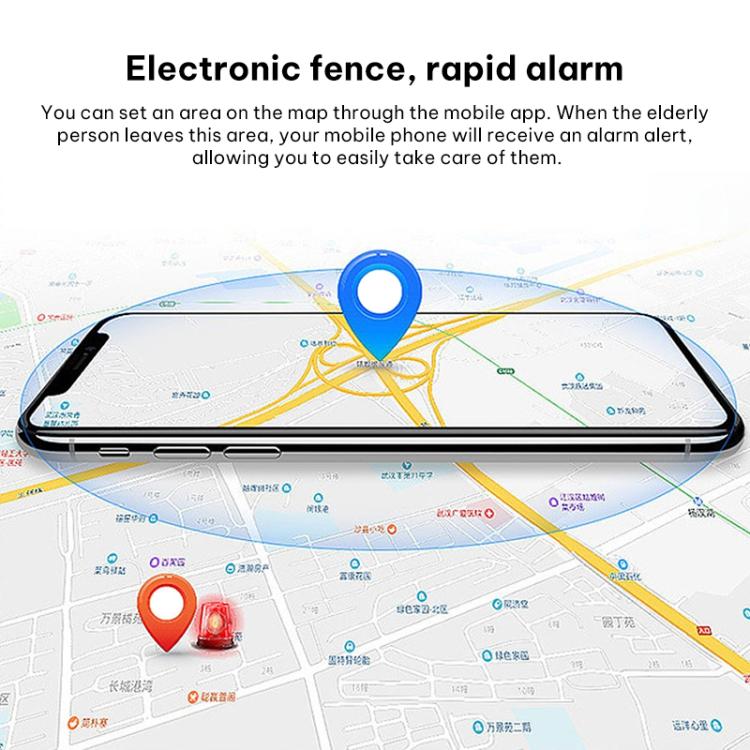 FA81 1.0-inch TFT Display 4G GPS Location Tracker Anti-loss Device for The Elderly Children