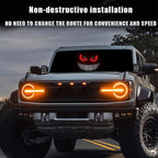 Devil Eye Car LED Display Decorative Lights