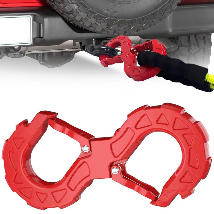 Car Integrated Multi-functional High-strength S-shaped Trailer Tow Hook Hitch — Black