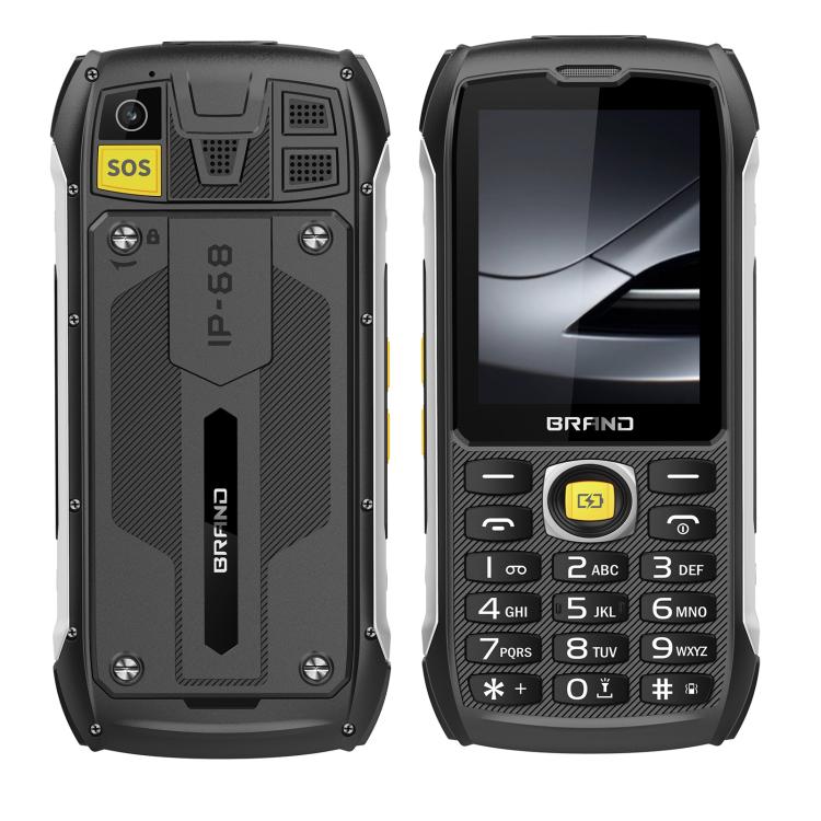 HP289X 4G IP68 Rugged Phone, 2.8 inch, 4500mAh Battery, Network: 4G, BT, FM, SOS, Torch