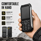 HP336 4G IP68 Rugged Phone, 3.5 inch, 4500mAh Battery, Network: 4G, BT, FM, SOS, Torch