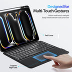 DUX DUCIS DK Series Backlight Magnetic Wireless Keyboard Vegan Leather Tablet Case