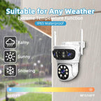RH-TC3L 3MP Triple Lens HD Outdoor PTZ Security Dome Camera