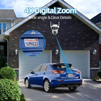 RH-TC3L 3MP Triple Lens HD Outdoor PTZ Security Dome Camera