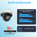 RH-D05 5MP 5X Optical Zoom PoE & Wi-Fi Outdoor Dome Security Camera
