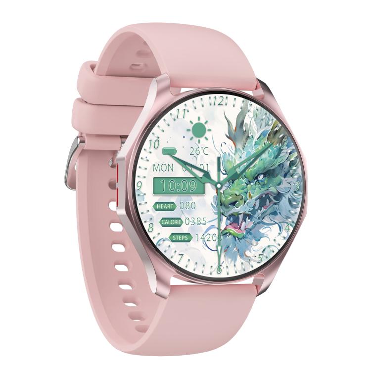 QS25 1.43-inch IPS Display Smart Sports Watch Supports Bluetooth Calling & Health Management — Pink