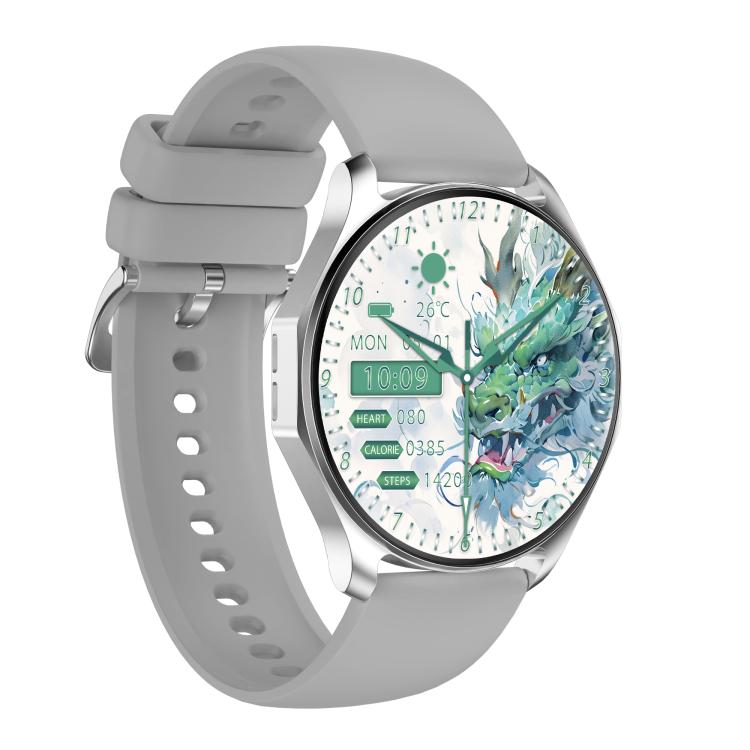 QS25 1.43-inch IPS Display Smart Sports Watch Supports Bluetooth Calling & Health Management — Grey