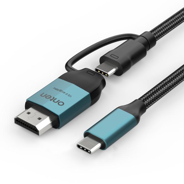 Onten UC956 V2.0 4K 30Hz Type-C to HDMI and Type-C Video Conversion Cable