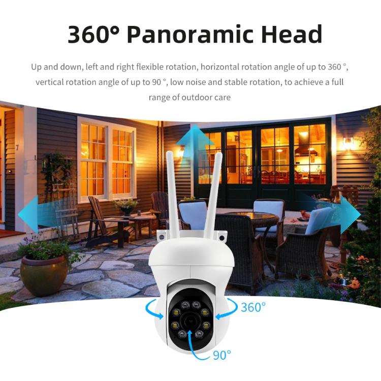K21 1080P 360-degree Panoramic Waterproof Surveillance Camera