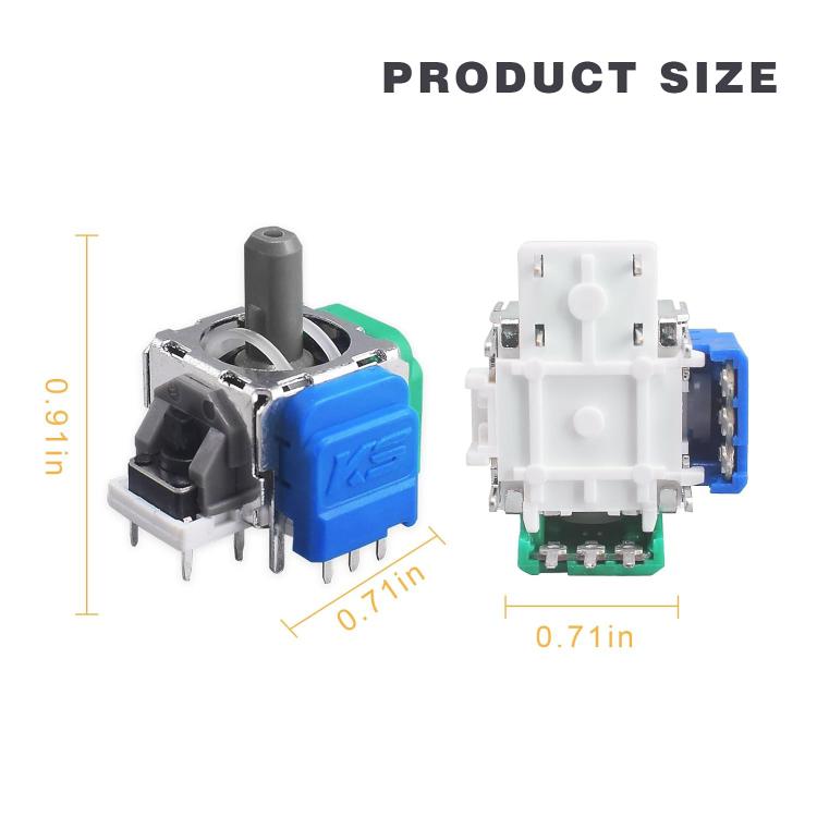 Blue Magnetic TMR Hall Effect 3D Analog Joystick