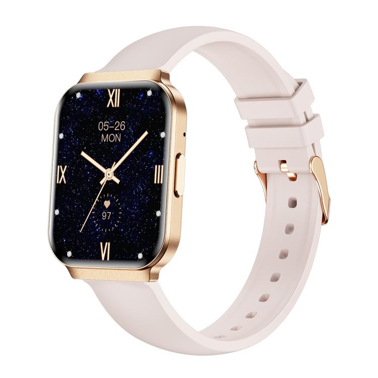 QS06 1.75 inch Square Screen Ultra-Thin Smart Calling Watch, Support Health Monitoring
