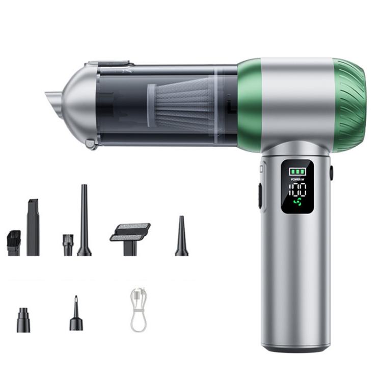 SUITU Handheld Blow Suction Combo LED Display Brushless Vacuum Cleaner — One Touch Dustbin Emptying