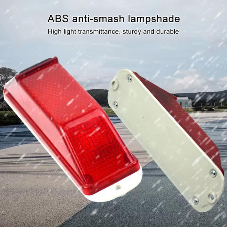 Solar Powered Nighttime LED Flashing Warning Light