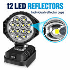 Dual USB LED Emergency Work Light, For Makita Battery Slot
