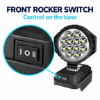 Dual USB LED Emergency Work Light, For Makita Battery Slot