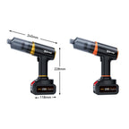 SUITU ST-6609C Handheld Detachable Lithium Battery Car Blow Suction Combo Vacuum Cleaner — Black Orange