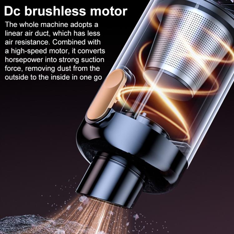 SUITU ST-128Plus 6000mAh Wireless Mini Handheld Blow Suction Combo Car Vacuum Cleaner — view 5