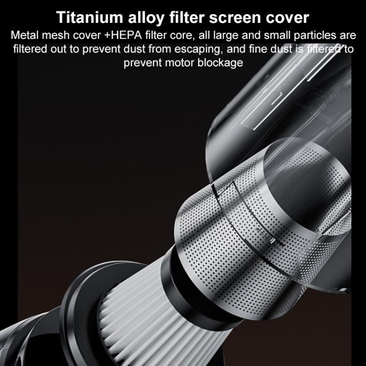 SUITU ST-128Plus 6000mAh Wireless Mini Handheld Blow Suction Combo Car Vacuum Cleaner — view 7