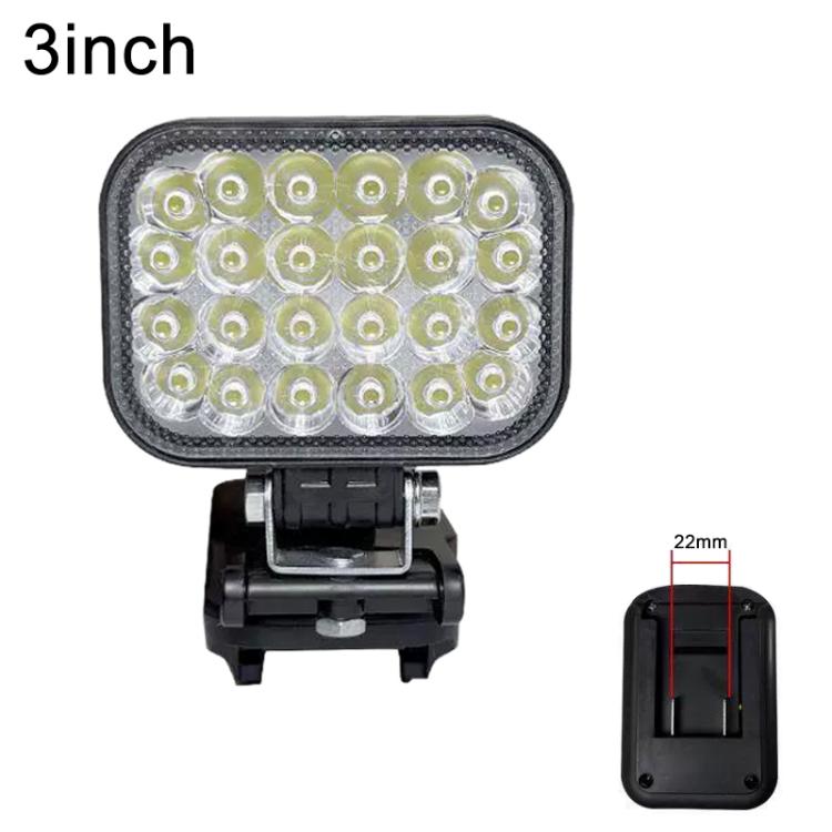 Outdoor Portable Dual USB LED Emergency Work Light, For Dayi Battery Slot