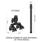Universal Action Camera Bicycle Handlebar Clamp Holder Extension Rod — view 10