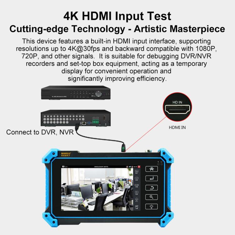 IPC-5200CPlus Network Engineering Treasure Simulated Coaxial SDI Integrated Video Surveillance Tester