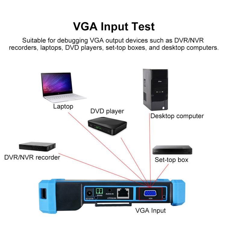 IPC-5200CPlus Network Engineering Treasure Simulated Coaxial SDI Integrated Video Surveillance Tester