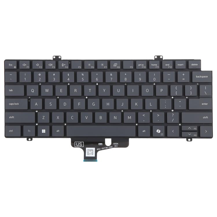 For Dell Pro 14 Plus PB14250 14255 Pro Max 14 Series US Version Laptop Keyboard