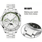 Three Beads Folding Flat Buckle Titanium Alloy Watch Band — view 5