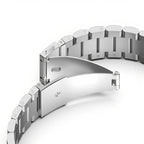 Three Beads Folding Flat Buckle Titanium Alloy Watch Band — view 6