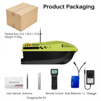 D50E GPS High Speed Smart Remote Control Fishing Bait Boat with Sonar Sensor