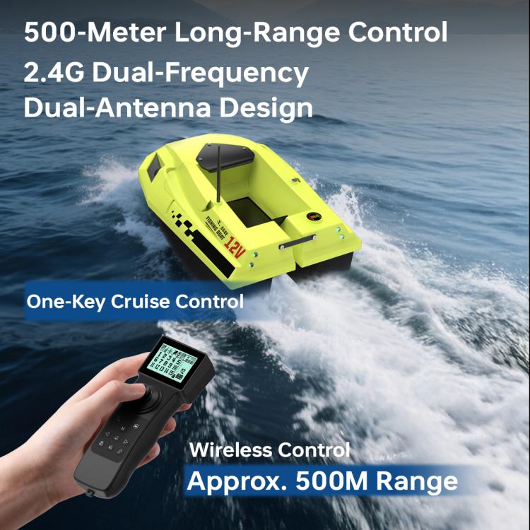 D50E GPS High Speed Smart Remote Control Fishing Bait Boat with Sonar Sensor