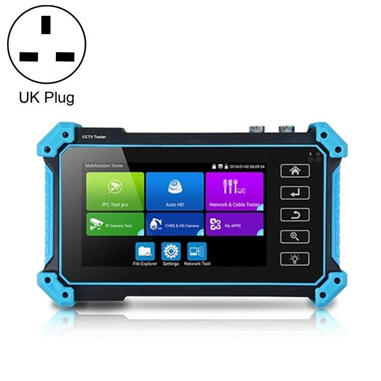 IPC-5200 Plus 4K Network Coaxial Simulation Engineering Video Surveillance Tester — EU Plug