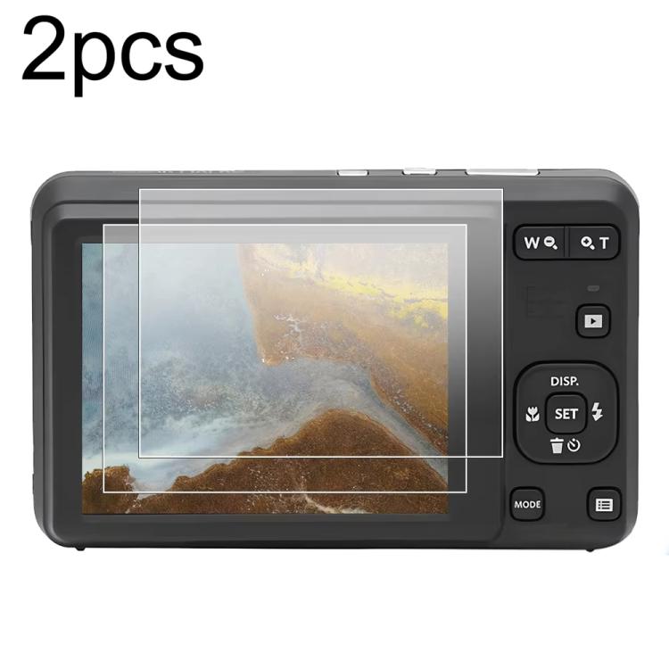 2pcs HD Anti-Scratch Anti-Fingerprint Tempered Glass Film