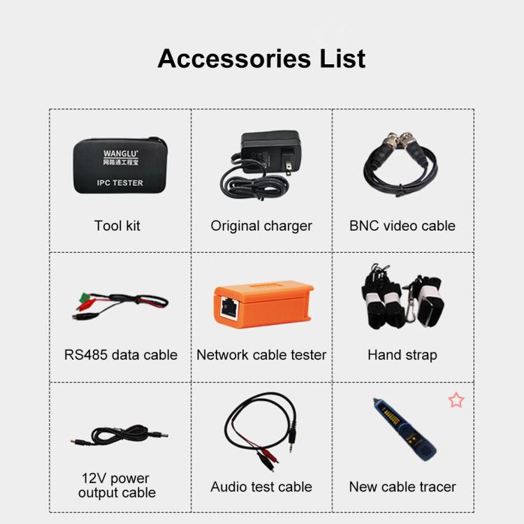IPC-5100CPlus Network Engineering Treasure Simulated Coaxial Integrated Video Surveillance Tester