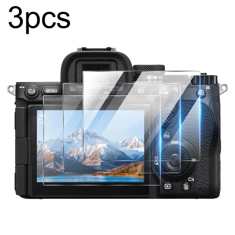 3pcs HD Anti-Scratch Anti-Fingerprint Tempered Glass Film