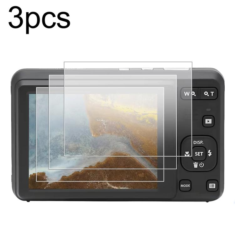 3pcs HD Anti-Scratch Anti-Fingerprint Tempered Glass Film