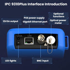 IPC9310Plus 4.5 Inch HD Screen Engineering Tester Network Analog Coaxial Video Surveillance Tester