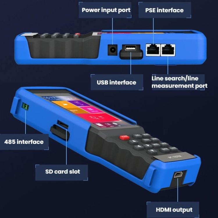 IPC9310Plus 4.5 Inch HD Screen Engineering Tester Network Analog Coaxial Video Surveillance Tester