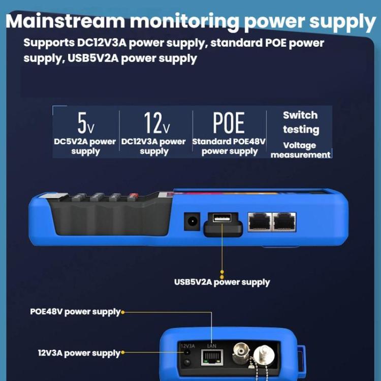 IPC9310Plus 4.5 Inch HD Screen Engineering Tester Network Analog Coaxial Video Surveillance Tester