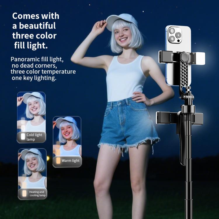 K29 Floor Standing Telescopic Phone Tripod Selfie Stick — view 5