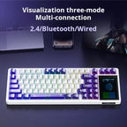 AULA L99 Smart Touch Screen Tri-Mode RGB Customizable Mechanical Keyboard — view 6