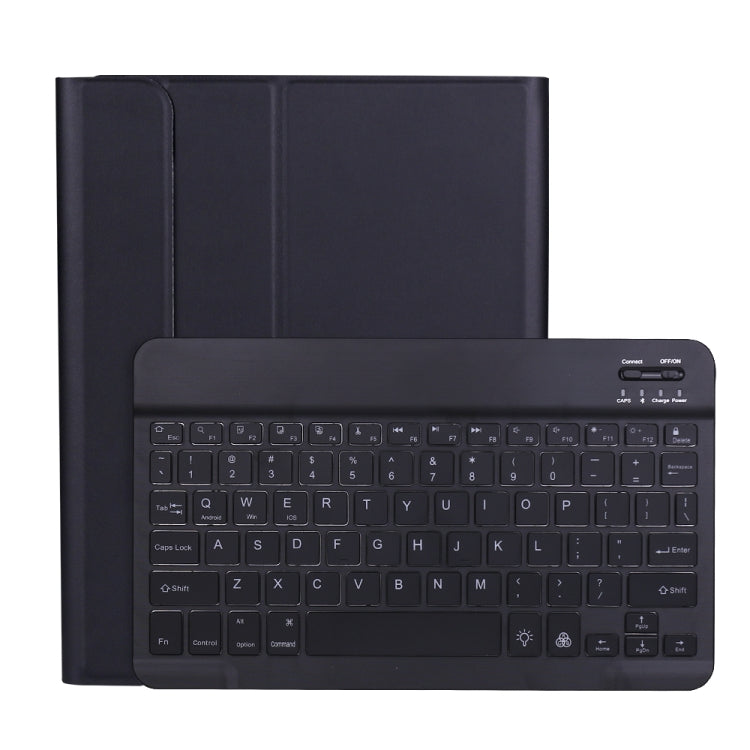 A098BS Detachable Ultra-thin Backlight Bluetooth Keyboard Protective Case for iPad Air 11 2024 / 2025 / Air 4 10.9 inch 2020, with Stand & Pen Slot