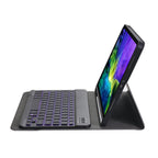 A098BS Detachable Ultra-thin Backlight Bluetooth Keyboard Protective Case for iPad Air 11 2024 / 2025 / Air 4 10.9 inch 2020, with Stand & Pen Slot