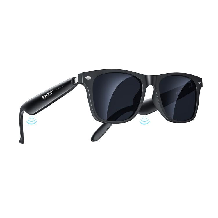 Yesido IO38 Smart Audio Glasses, Bluetooth-Compatible 5.0 Sunglasses with Hi-Fi Sound, Hands-Free Calling, Magnetic Charging & Long Battery Life