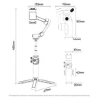 Yesido SF32 Telescopic 3-Axis Gimbal Selfie Stick — view 15