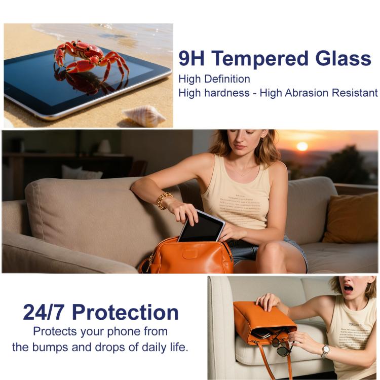 imak Dust-free Chamber Locator Tablet Tempered Glass Film
