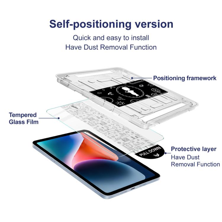 imak Dust-free Chamber Locator Tablet Tempered Glass Film