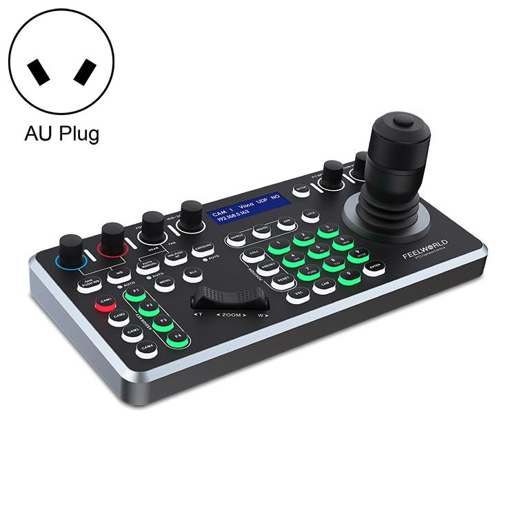 FEELWORLD KBC20N NDI PTZ Camera Controller Joystick Keyboard Control Multiple Control Protocol PoE Supported — UK Plug