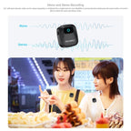 FEELWORLD LM1 Wireless Lavalier Microphone for Phone Computer Camera, 2TX + 1RX + Charging Case — view 9